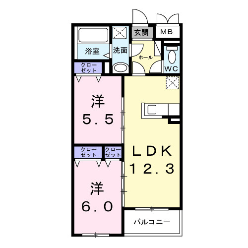 ヒカルサ尼崎西難波の間取り