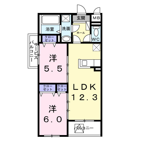 ヒカルサ尼崎西難波の間取り