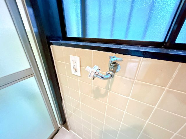 仲介手数料不要　カチタス菊池市泗水町永　549万円平屋3DK【泗水小・泗水中】の独立洗面台|洗濯機用水栓