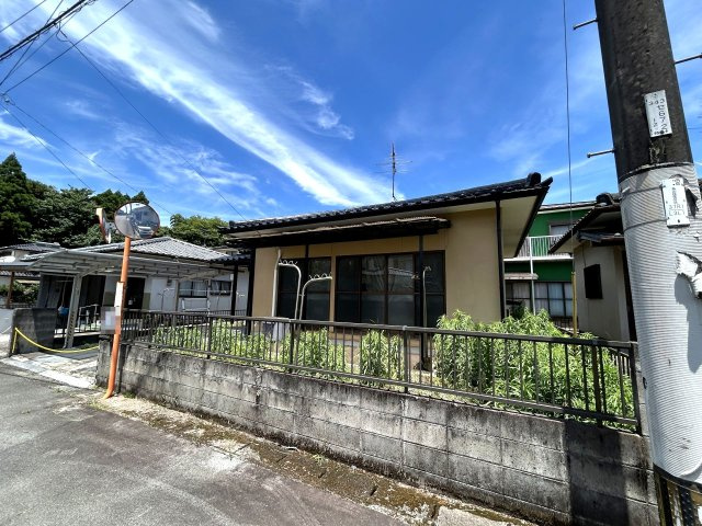 仲介手数料不要　カチタス菊池市泗水町永　549万円平屋3DK【泗水小・泗水中】の外観|外観（道路側）