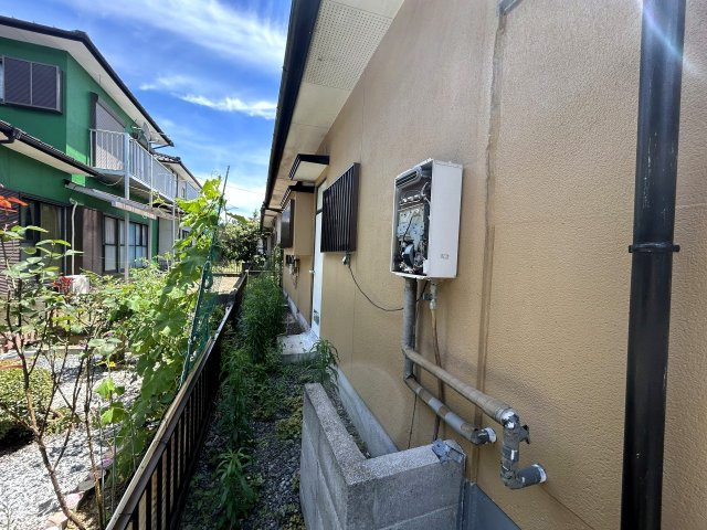 仲介手数料不要　カチタス菊池市泗水町永　549万円平屋3DK【泗水小・泗水中】のその他|建物横・給湯器