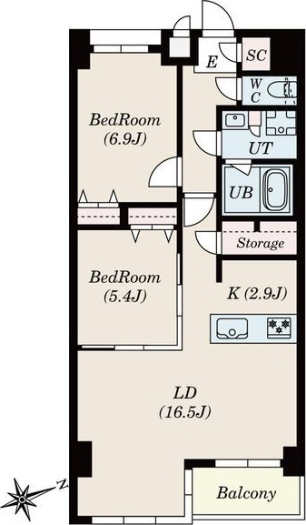 S-RESIDENCE神沢affordの間取り