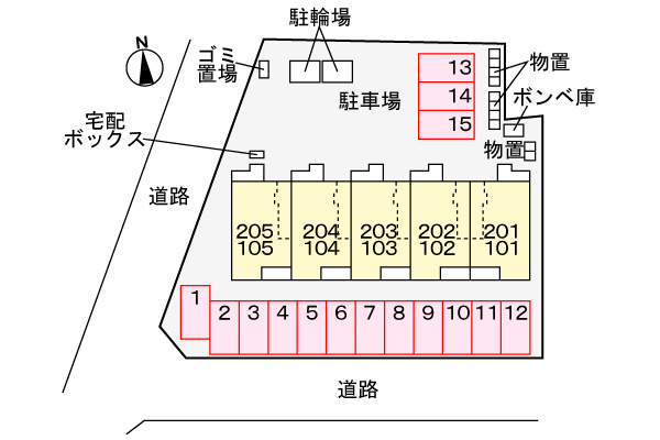 グランドハーモニーの区画図
