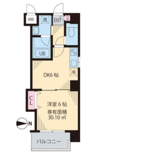 ラヴィ クレールの間取り