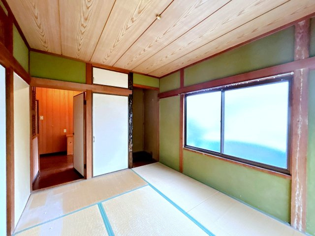 仲介手数料不要　カチタス菊池市泗水町永　749万円角地4DK【泗水東小・泗水中】の和室|1階和室6帖