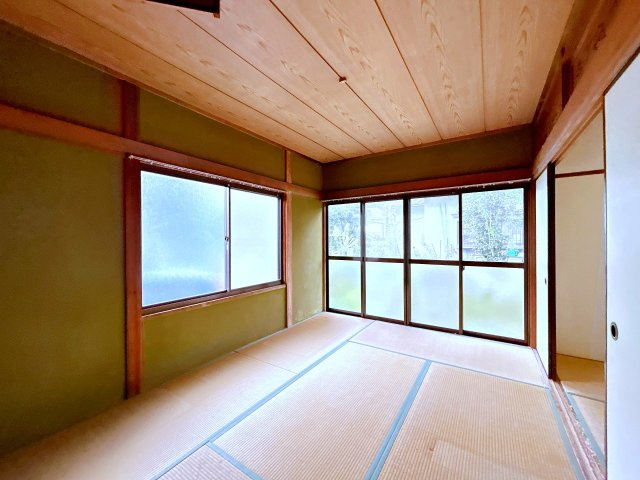 仲介手数料不要　カチタス菊池市泗水町永　749万円角地4DK【泗水東小・泗水中】の和室|1階和室6帖