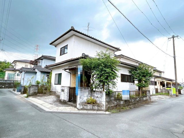 仲介手数料不要　カチタス菊池市泗水町永　749万円角地4DK【泗水東小・泗水中】の外観|外観：北東・南西の2面道路の角地