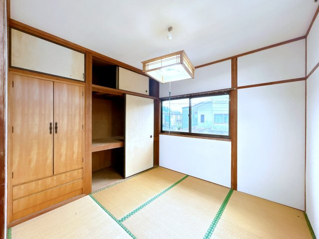 仲介手数料不要　カチタス菊池市泗水町永　749万円角地4DK【泗水東小・泗水中】の和室|2階和室4.5帖：押入れ付き