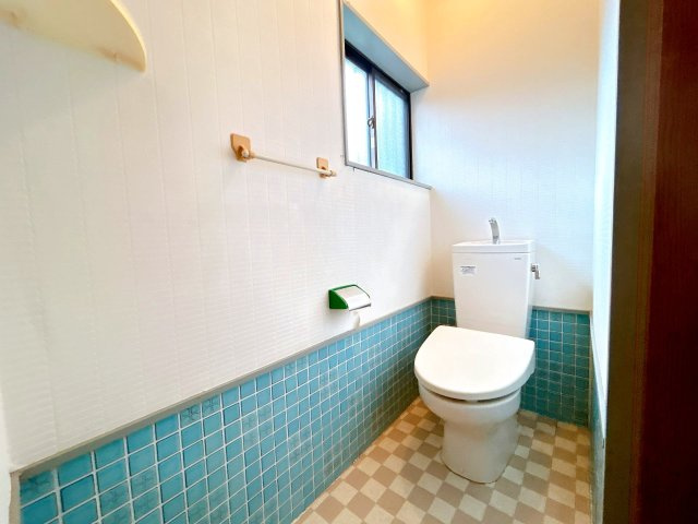 仲介手数料不要　カチタス菊池市泗水町永　749万円角地4DK【泗水東小・泗水中】のトイレ|トイレ