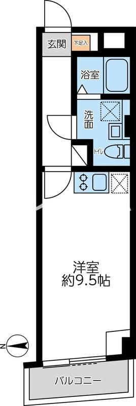 グランカーサ馬込Ⅰの間取り