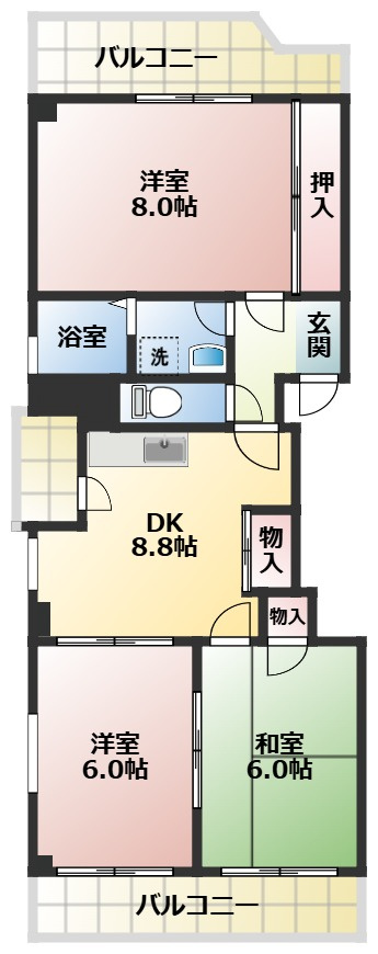 メゾンオサダの間取り
