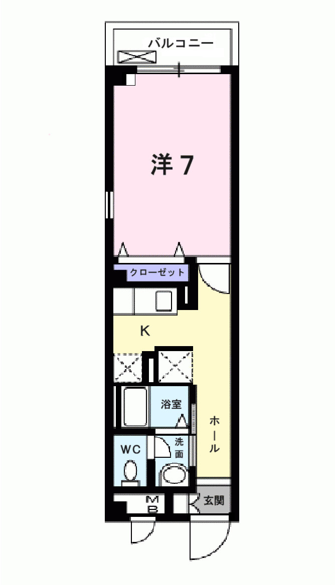 リヴァージュ出来島の間取り