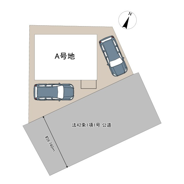 ハートフルタウン枚方長尾東町２丁目４４１２番の区画図|区画図