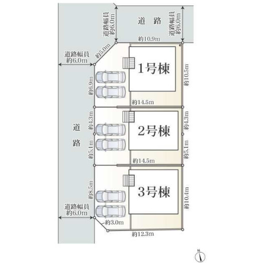 クレイドルガーデン防府市江泊 第8の区画図