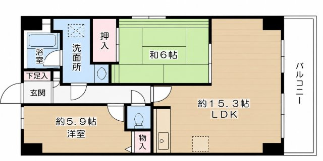 グレーシア大西の間取り