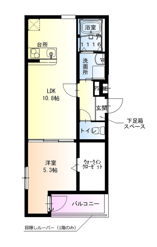 フジパレス尼崎武庫川の間取り