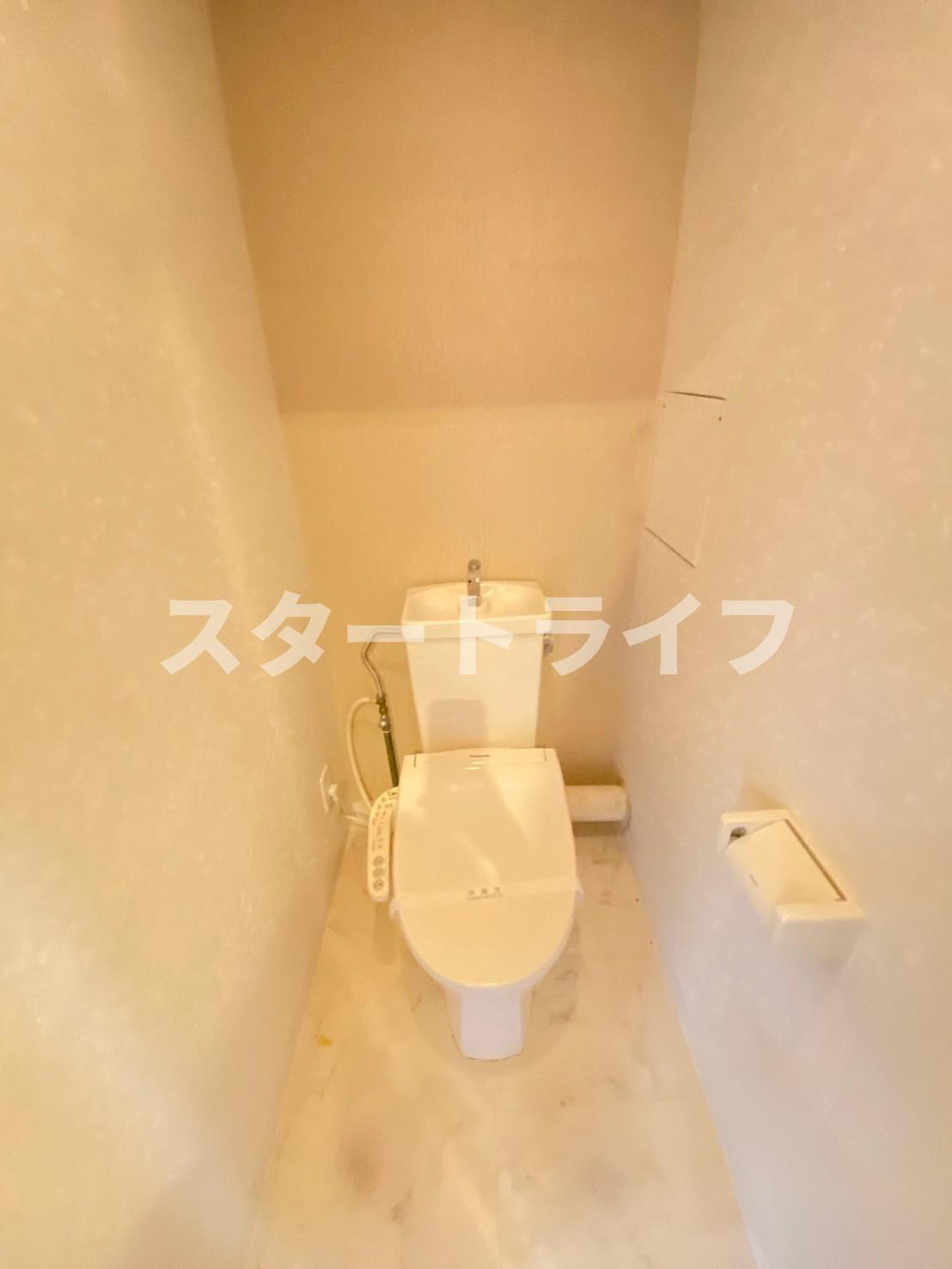 大阪市東淀川区豊新５丁目の賃貸マンションのトイレ