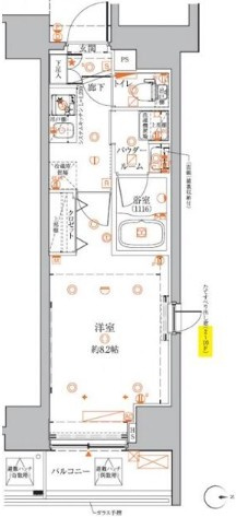 【間取り】 | クレイシアＩＤＺ蒲田 |  