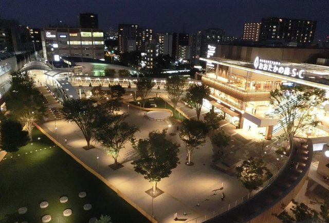 流山市おおたかの森東１丁目の店舗事務所の周辺