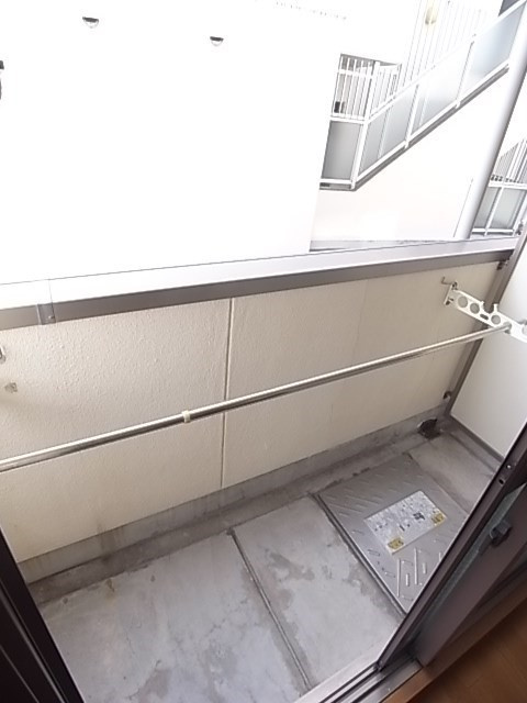 ハッピー塚口のバルコニー