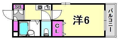 ハッピー塚口の間取り