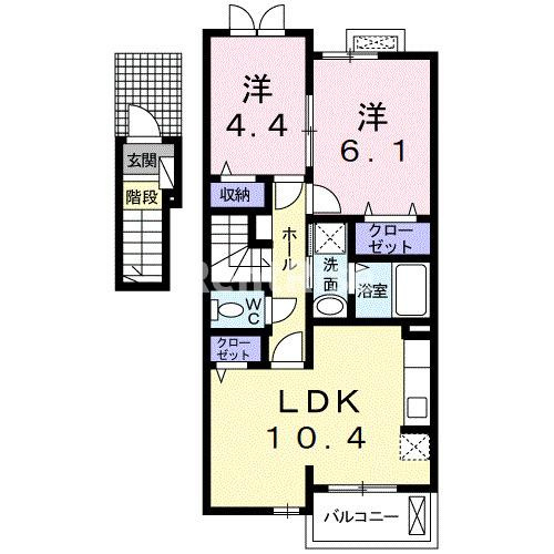 フェリチェートの間取り|間取図