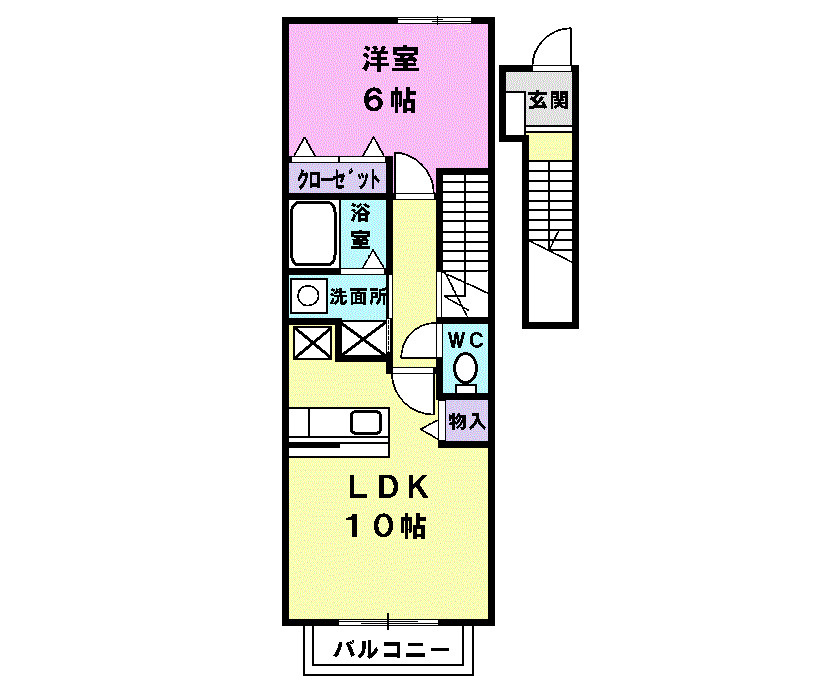 ピュア・トーンの間取り