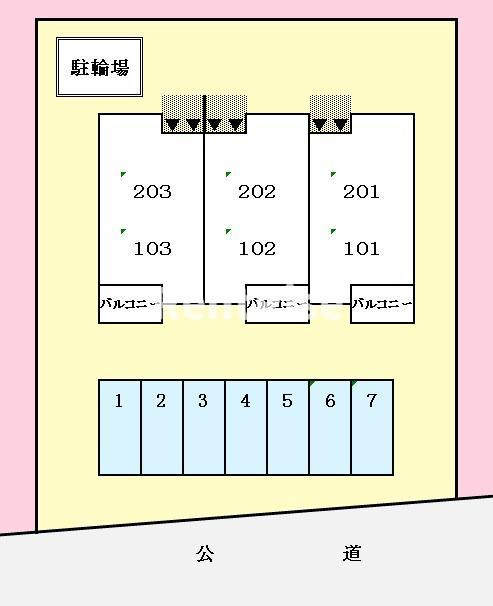 プリムヴェールの区画図