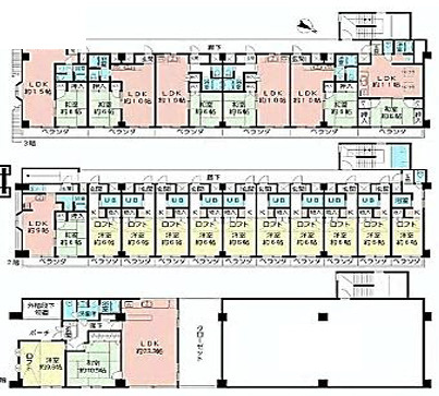 新座市栄５丁目の一棟アパートの間取り
