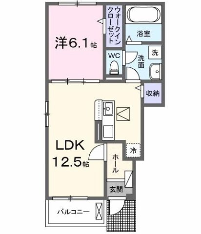 ヒルズ　テラス　Ｎの間取り
