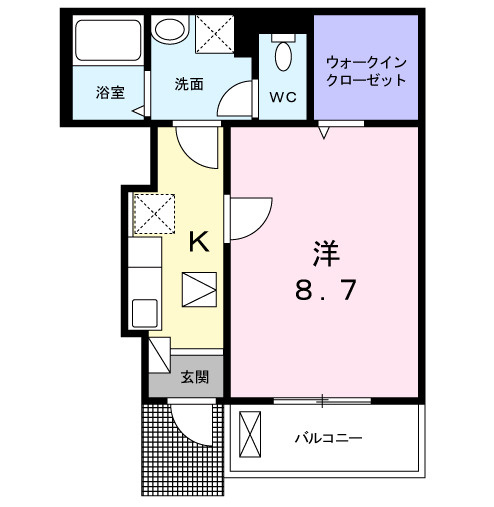 グランツＹＨ　Ⅱの間取り