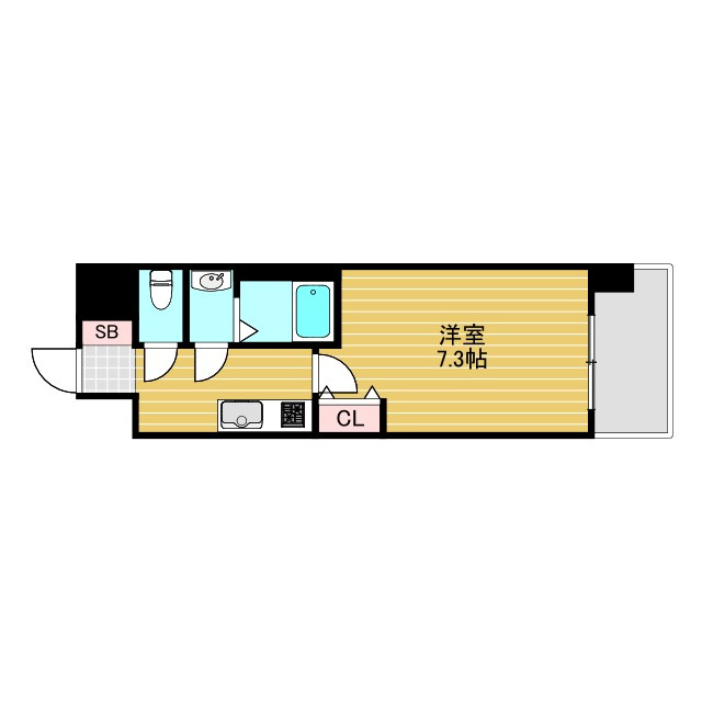 LIVIAZ SHIN-OSAKA Cielの間取り