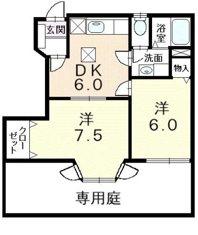 コンフォート２の間取り