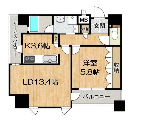 【間取り】 | サンメゾン心斎橋セレブリテ