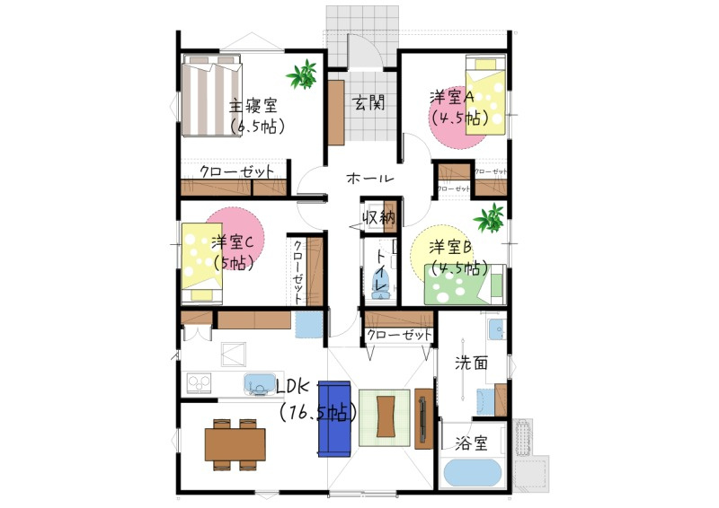 仲介手数料不要　i-passo合志市合生14号地 平屋 太陽光 駐車3台