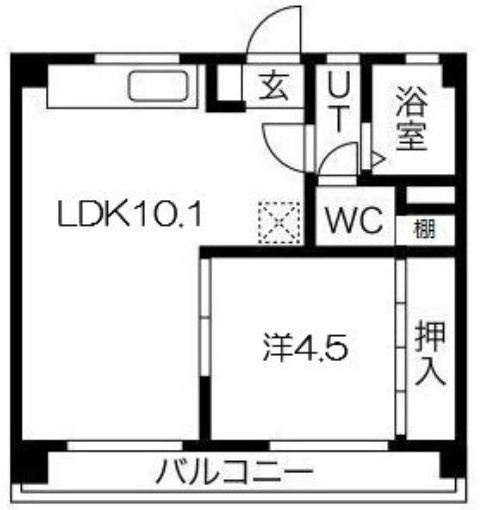 高島グリーンハイツの間取り