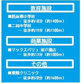 仲介手数料不要　よかタウンRimoku東区戸島1丁目2期【託麻東小・二岡中】