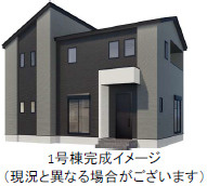 仲介手数料不要　よかタウンBloom・Adoble合志市栄６期【合志小・合志中】の外観パース