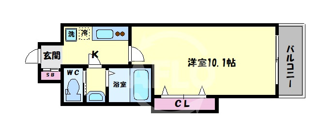 Luxe天王寺の間取り|Luxe天王寺　間取り