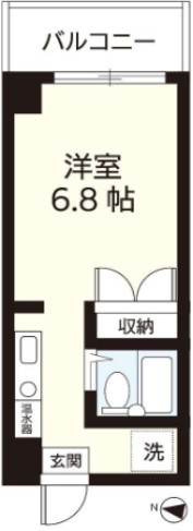 ドエル西船の間取り