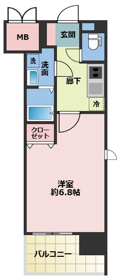 Live Flat Tsukamotoの間取り