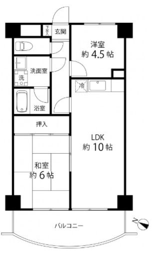 クオーレプロバンス篠崎の間取り
