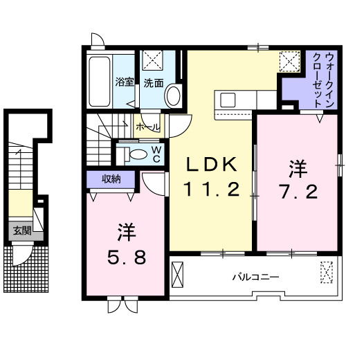 桜井ガーデンベルの間取り