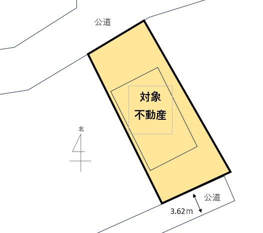 安佐北区落合南３丁目の土地図