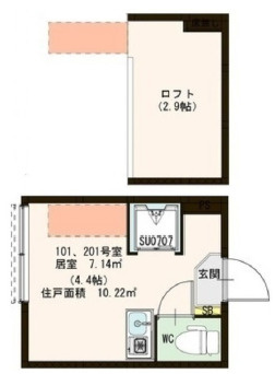 スクリーア永福の間取り
