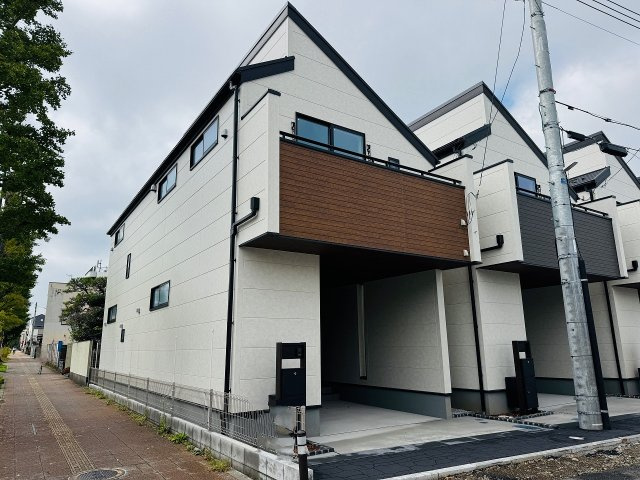 八王子市　並木町　新築一戸建ての外観|～西八王子駅徒歩18分　長期優良住宅認定　周辺環境の整った新築一戸建て～