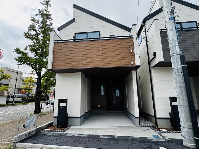 八王子市　並木町　新築一戸建ての外観|～西八王子駅徒歩18分　長期優良住宅認定　周辺環境の整った新築一戸建て～