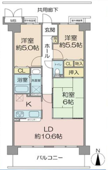 【間取り】 | ☆キャステージパーク二番街
