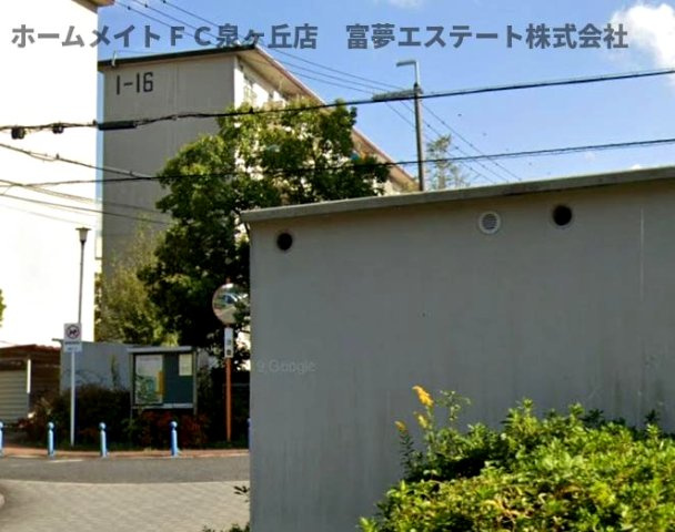 泉北竹城台二丁1-16号棟の外観