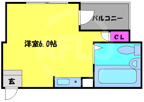 ハイコート堀江の間取り|ハイコート堀江　間取り